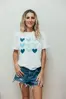Kojící tričko Blue Hearts
