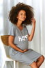 Mateřská noční košile 9504 Happy Mommy Grey