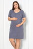 Mateřská noční košile 27003 Dark Grey