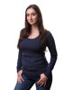 Kojicí tričko Kateřina, dlouhý rukáv, tmavě modré