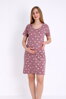 Těhotenská noční košile 9276 Christina Burgundy