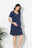 Mateřská noční košile 21293 Hearts Navy