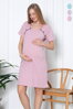 Mateřská noční košile 21291 Pink Pattern