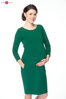 Těhotenské, kojící šaty Milky Way Dress 7/8 Bottle Green
