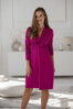 Těhotenské šaty Loop Dress 7/8 Fuchsia