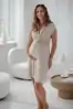 Těhotenské, kojící šaty Loop Dress Light Beige