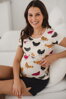 Kojící tričko Milk Shirt Hens