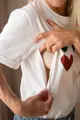 Kojící tričko Green Hearts