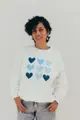 Kojící mikina Hearts Blue 