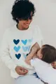 Kojící mikina Hearts Blue 