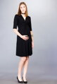 Těhotenské elegantní šaty Paulina Black