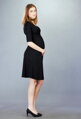 Těhotenské elegantní šaty Paulina Black