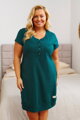Kojicí noční košile 4348 Maja Emerald