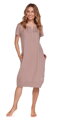 DN Nightwear 4348 kojicí noční košile Maja Beige