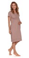 DN Nightwear 4348 kojicí noční košile Maja Beige