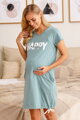 Mateřská noční košile 9504 Happy Mommy Mineral
