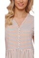 Kojící noční košile 9928 Dana Beige Stripes