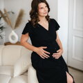 Těhotenská noční košile Linda Black