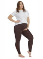 Těhotenské dlouhé legíny Formommy Classic Brown