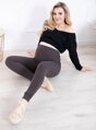 Těhotenské dlouhé legíny Formommy Classic Brown