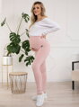 Těhotenské dlouhé legíny Formommy Classic Dust Pink