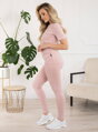Těhotenské dlouhé legíny pod bříško Formommy Gaja Dust Pink
