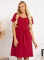 Mateřská noční košile Laura Burgundy