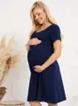 Mateřská noční košile Laura Navy