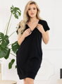 Mateřská noční košile Sunny Black