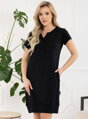 Mateřská noční košile Sunny Black