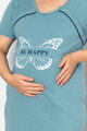 Mateřská noční košile 27002 Be Happy Mineral