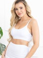 Bavlněná mateřská podprsenka Agnes White