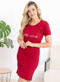 Mateřská noční košile Pure Love Burgundy