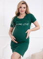 Mateřská noční košile Pure Love Bottle Green
