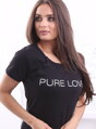 Mateřská noční košile Pure Love Black
