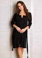 Těhotenský župan Basic Black