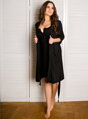 Těhotenský župan Basic Black