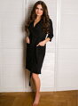 Těhotenský župan Basic Black