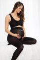Těhotenské punčochové kalhoty Gatta Body Protect Microfibre 40 den, Nero