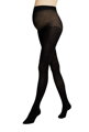 Bavlněné těhotenské punčochové kalhoty Body Protect Cotton, Nero
