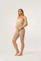 Těhotenské krátké legíny Bella Mama Beige
