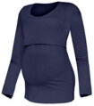 Kojicí tričko Kateřina, dlouhý rukáv, tmavě modré