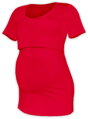 Kojicí tričko Kateřina, krátký rukáv, červené