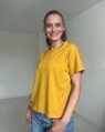 Tričko na dojčenie so zipsom Kira, oversized, horčicové 