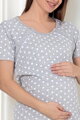 Kojicí noční košile 21300 Grey Dots