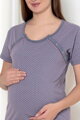 Kojicí noční košile 21301 Lilac Dots