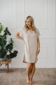 Bambusová kojicí noční košile Moon Light Beige