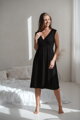 Bambusová kojicí noční košile Star Light Black