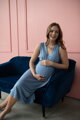 Bambusová kojicí noční košile Star Light Blue