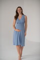 Bambusová kojicí noční košile Star Light Blue